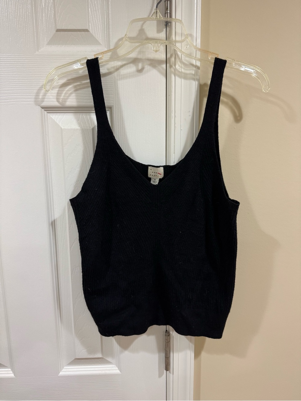 Classic Black Knit Tank Top
